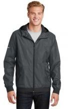 Sport-Tek Adult Unisex Embossed Hooded Wind Jacket